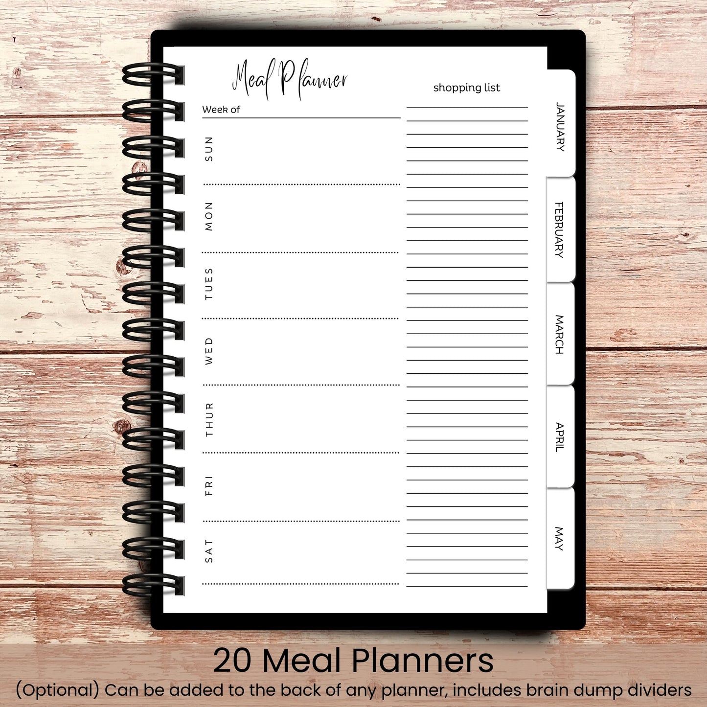 Gothic Garden A5 Custom Planner