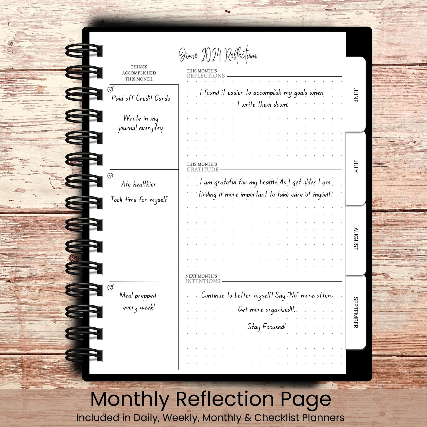 Scenic View Custom Planner