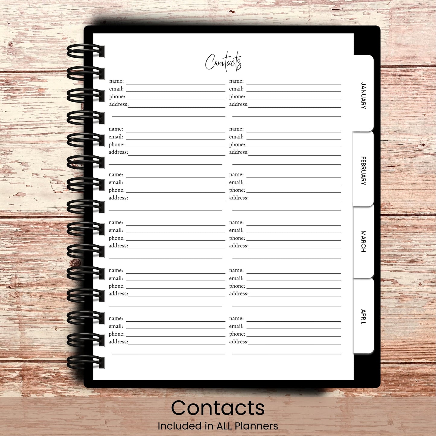 Compass Custom Planner