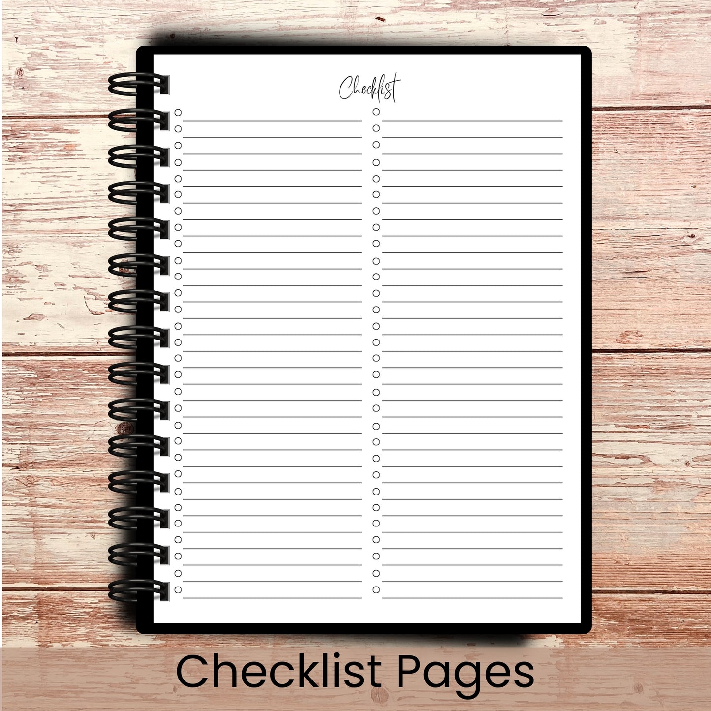 Personalized Journal Notebook | Whimsy Christmas Village