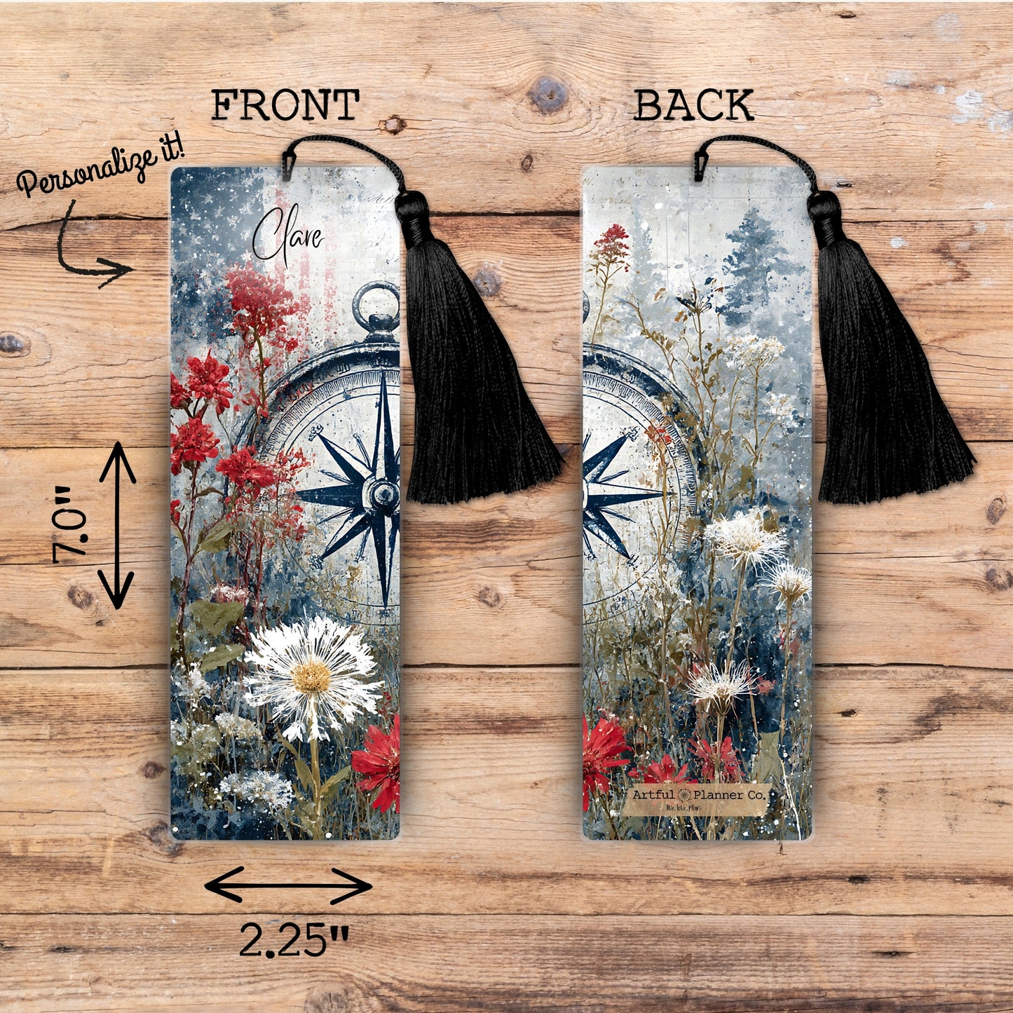 True North America Personalized Bookmark