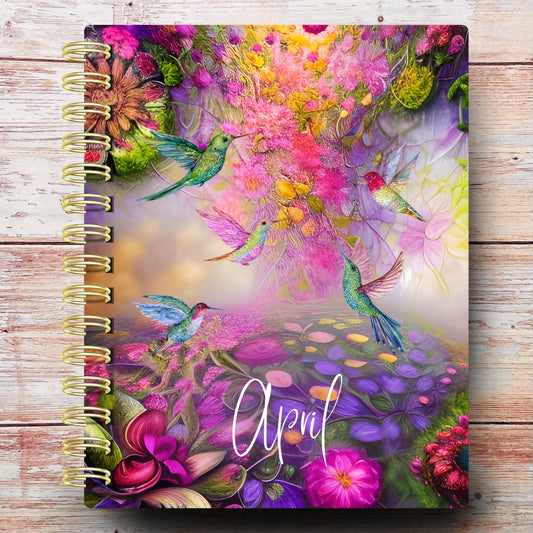 Ethereal Hummingbird Garden Custom Planner