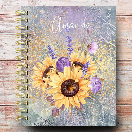 Fields of Sunflowers Custom Planner