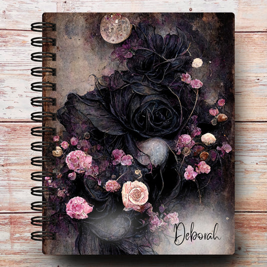 Gothic Celestial Rose Custom Planner