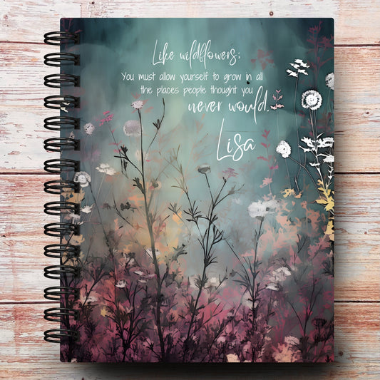 Gothic Wildflowers Custom Planner