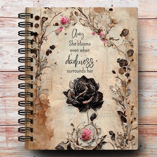 Black Rose Custom Planner