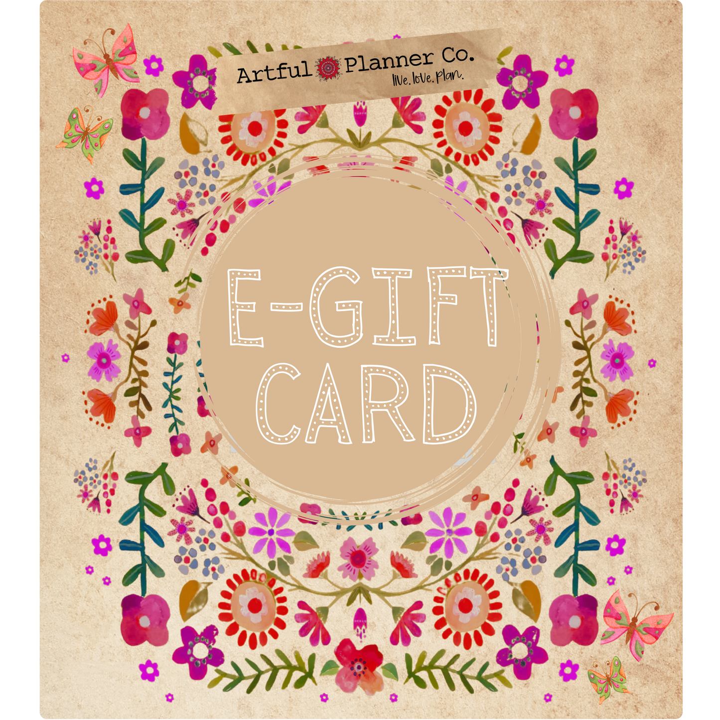 Artful Planner Co E-Gift Cards