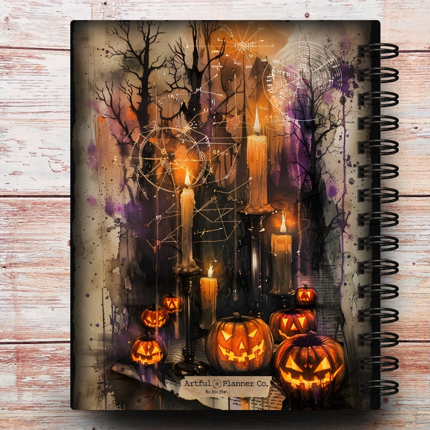 Halloween Cat Custom Planner