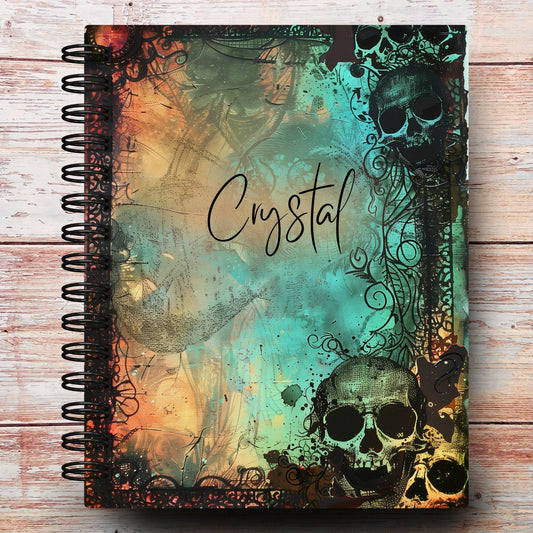 Haunted Skulls Custom Planner