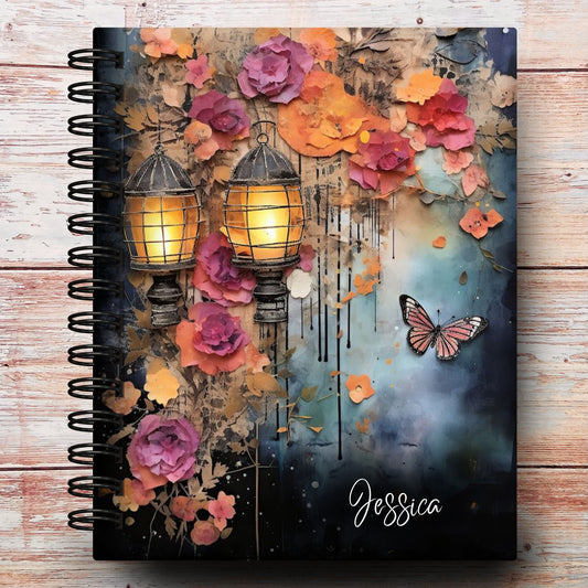Midnight Blossom Custom Planner