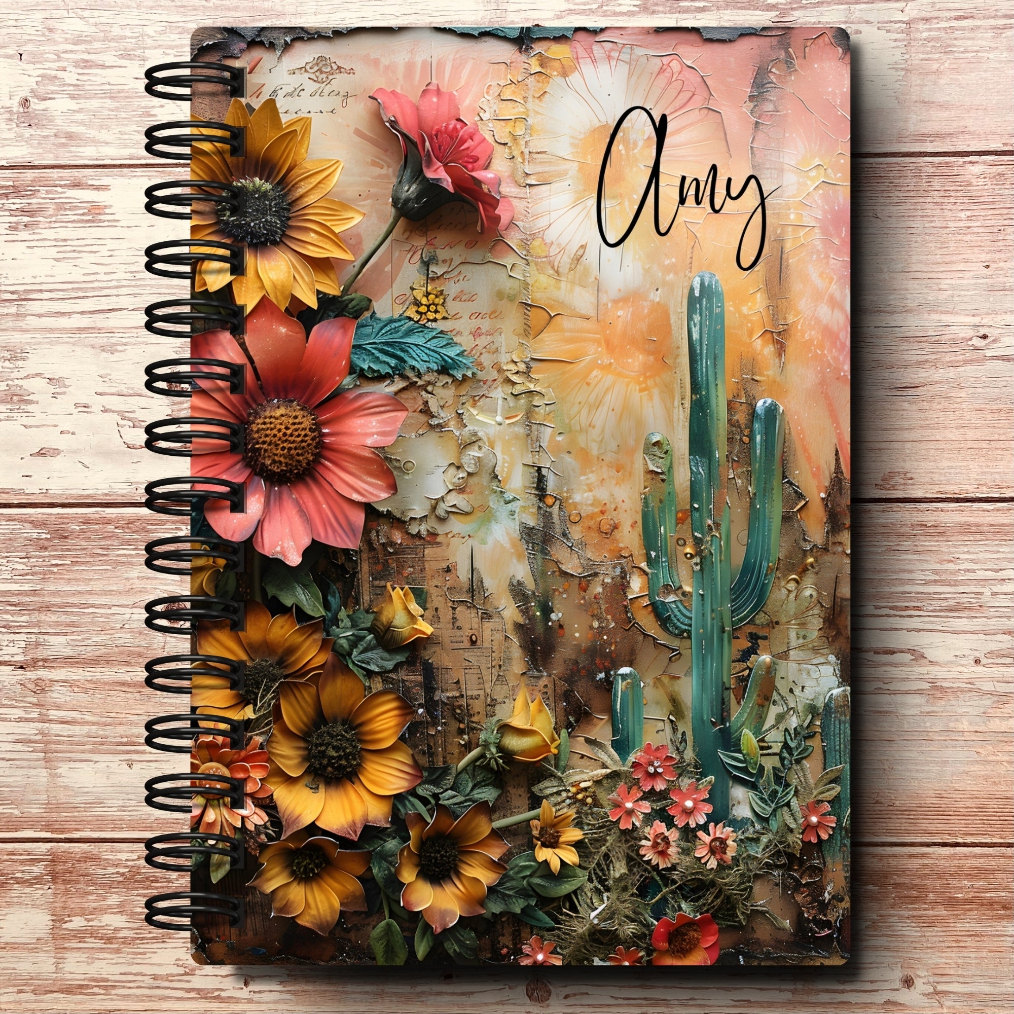A5 Custom Planner Moody Desert A5 Planner Personal Planner Artful