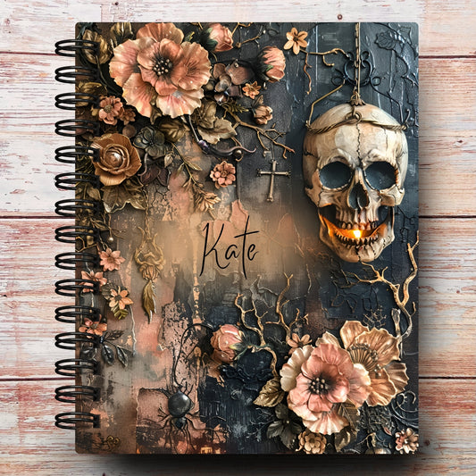 Haunted Skull Garden Custom Planner