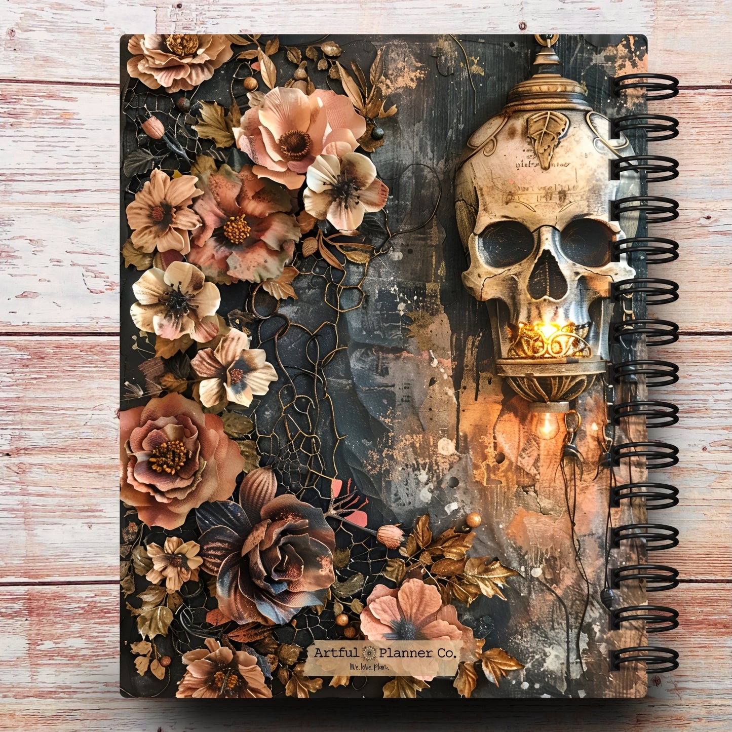 Haunted Skull Garden Custom Planner