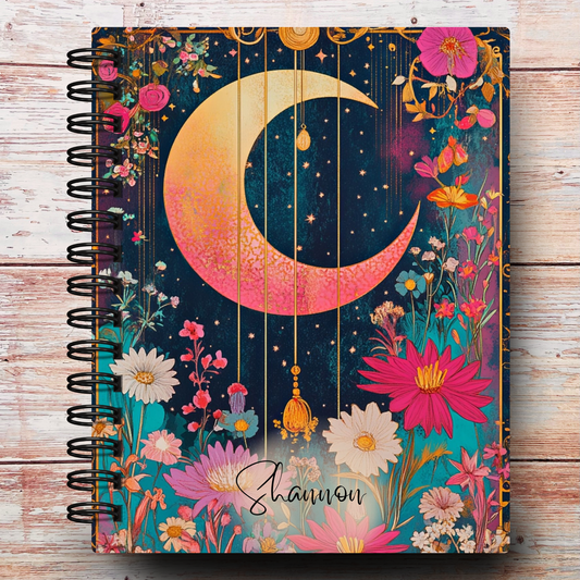 Trippy Moon Custom Planner