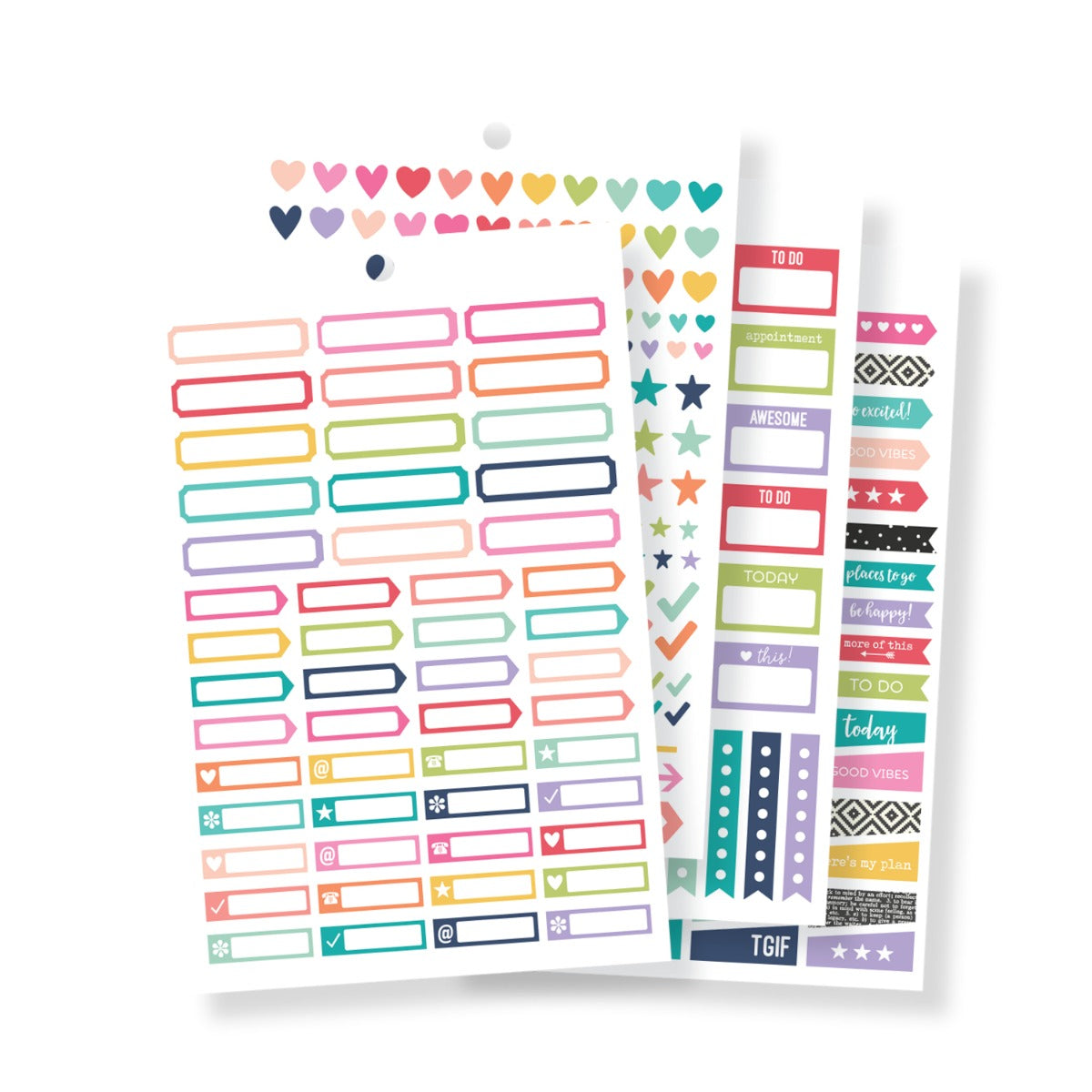 Planner Basic Sticker Value Pack