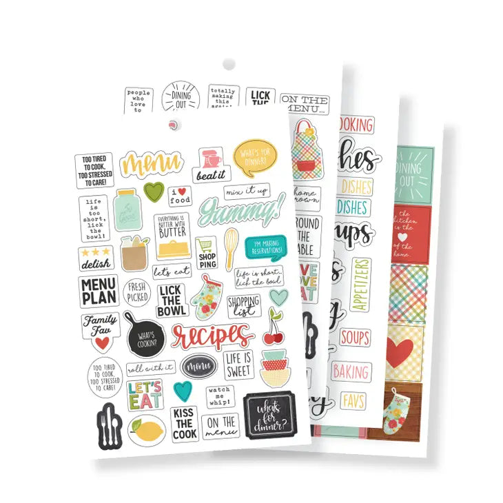 Recipe Sticker Tablet - Artful Planner Co.