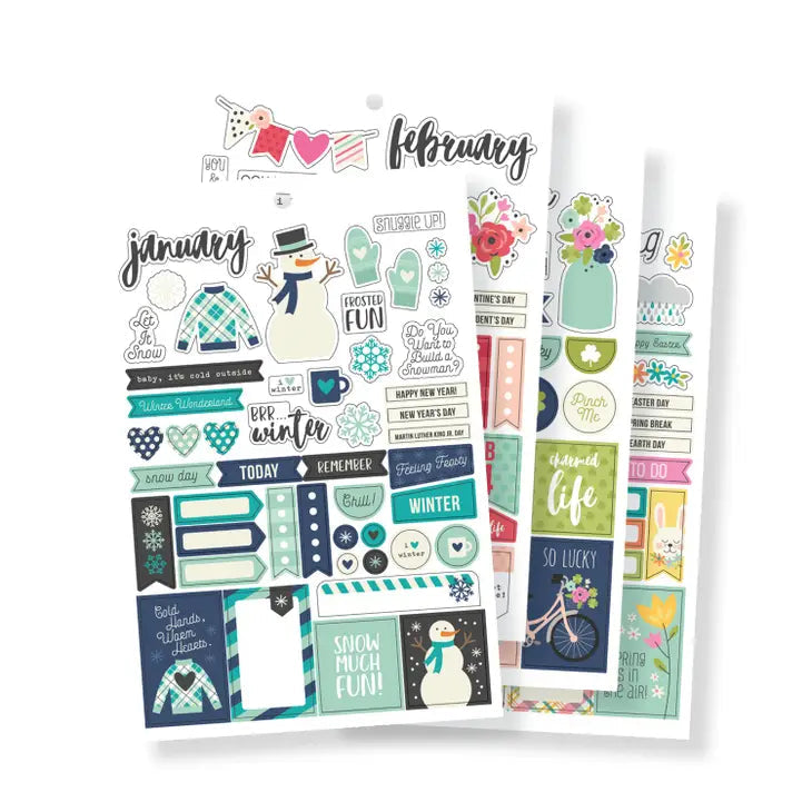 Seasons Sticker Tablet - Artful Planner Co.