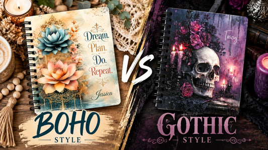 Boho vs Gothic Planner Styles: Which One Is You?