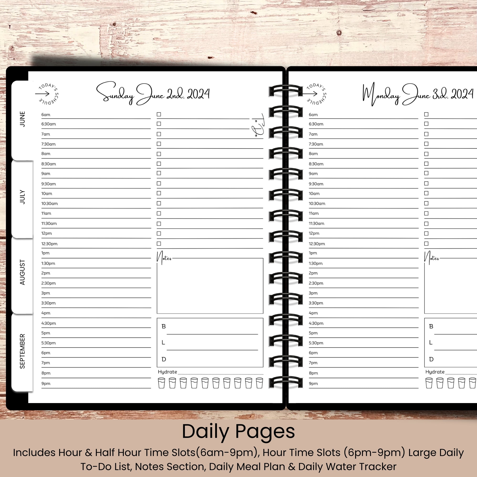 Daily Planner With offers Custom Photo