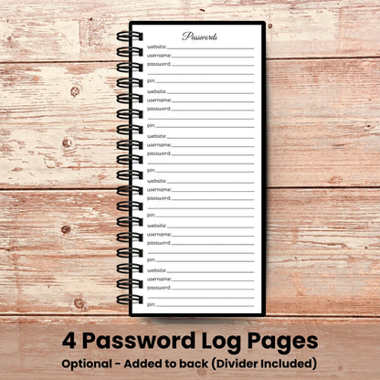 Artful Skinny Custom Planners – Choose Your Cover | 4.75" × 9.5"