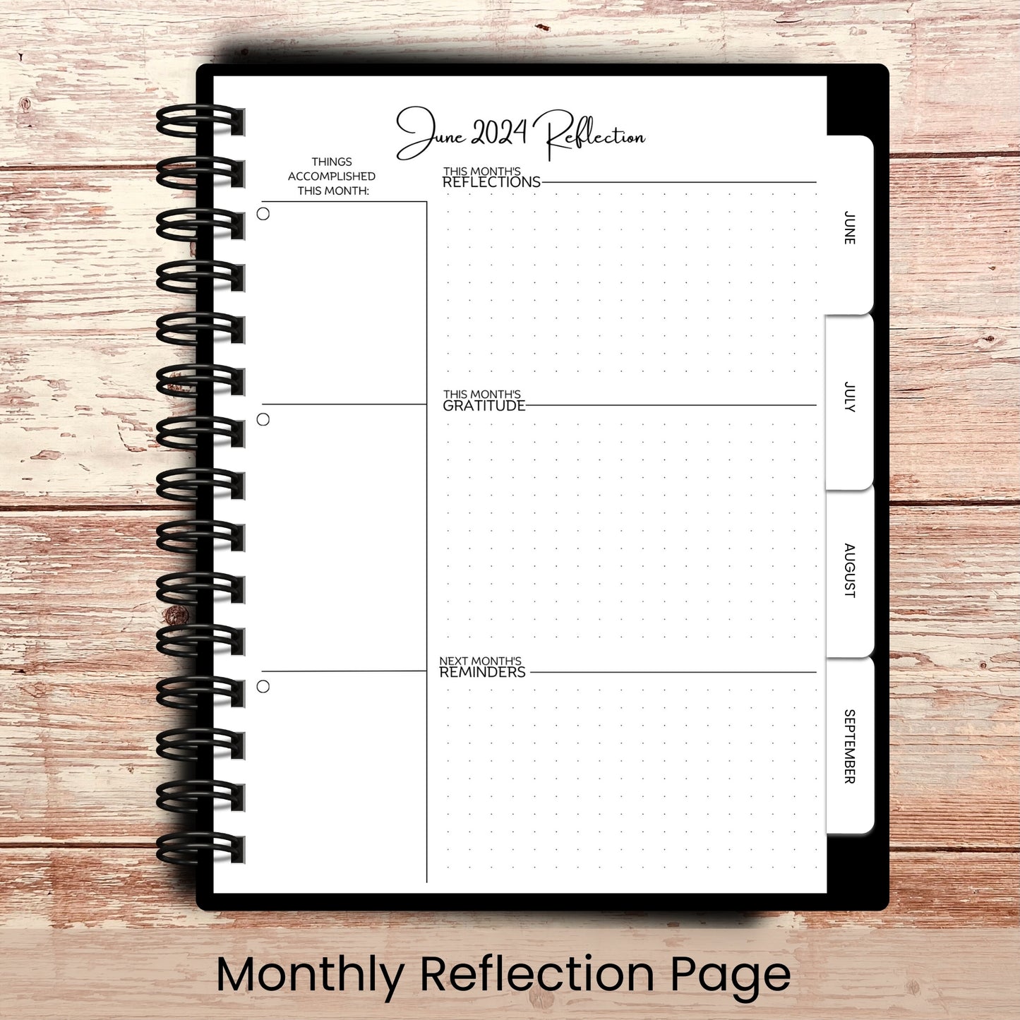 Abstract Forest | All In One Custom Planner (Daily, Weekly & Monthly)