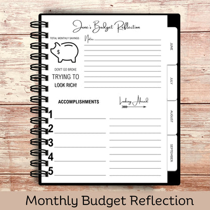Custom Budget Planner - Money Wondering