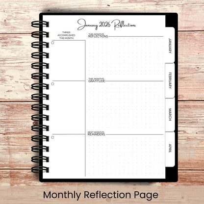 Abstract Forest | All In One Custom Planner (Daily, Weekly & Monthly)