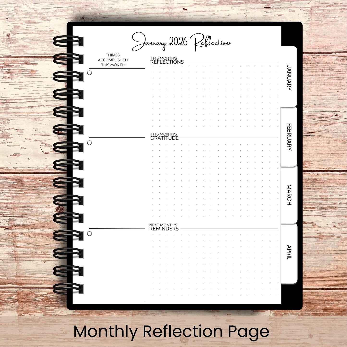 Sea View | All In One Custom Planner (Daily, Weekly & Monthly)