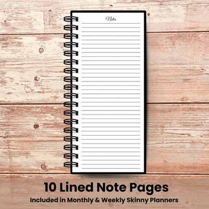 Artful Skinny Custom Planners – Choose Your Cover | 4.75" × 9.5"