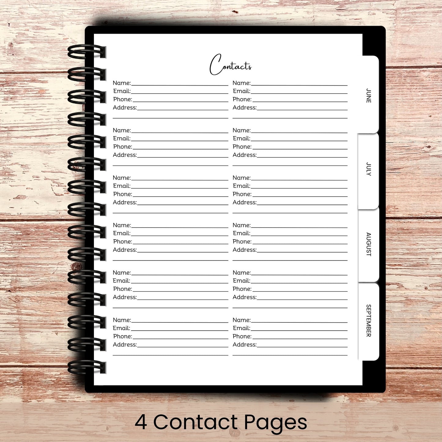 Moon Goddess | All In One Custom Planner (Daily, Weekly & Monthly)