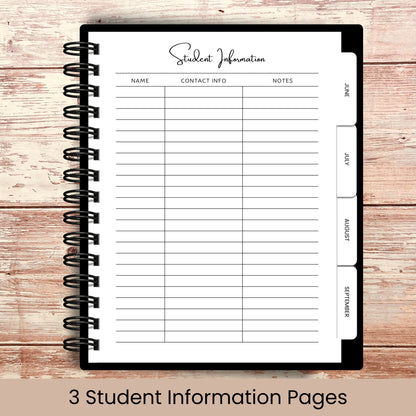 Ultimate Teacher Lesson Planner | Vintage Lesson Plan