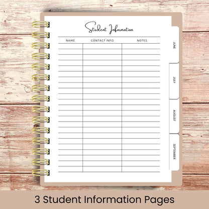 Ultimate Teacher Lesson Planner | Rainbow Pencil