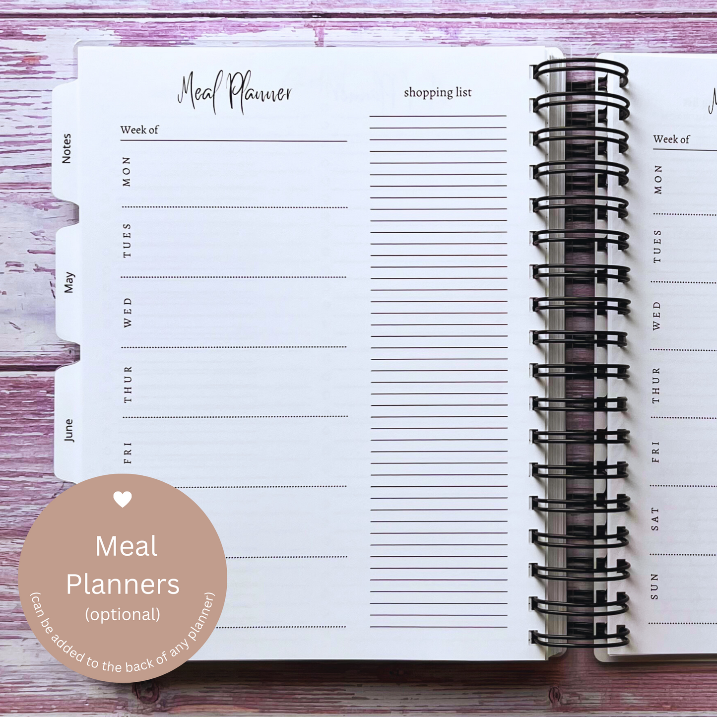 Celestial Light Custom Planner