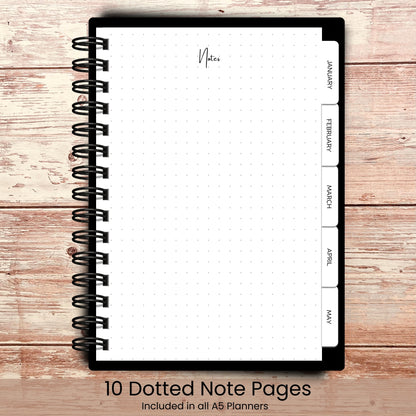 Floral Horse A5 Custom Planner