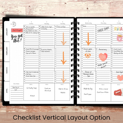 Vintage Eagle Custom Planner
