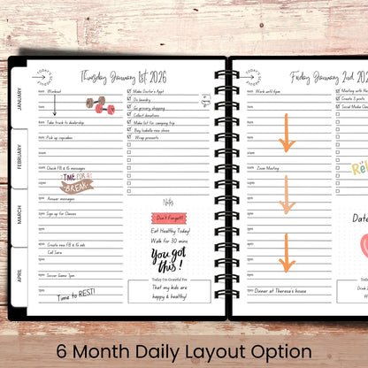 Misty Fall Forest Custom Planner