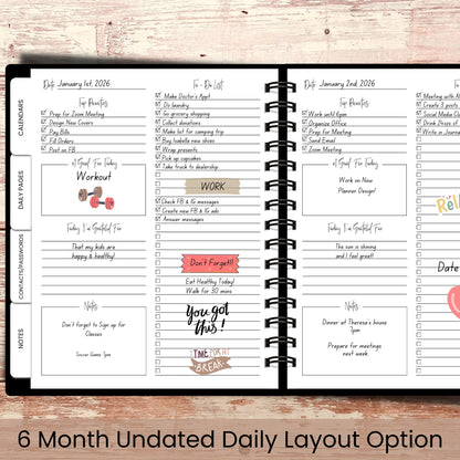 Wildflower Moon Custom Planner