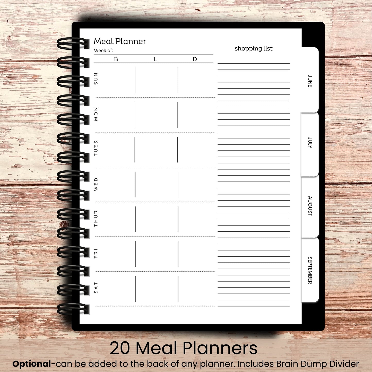 Abstract Forest | All In One Custom Planner (Daily, Weekly & Monthly)