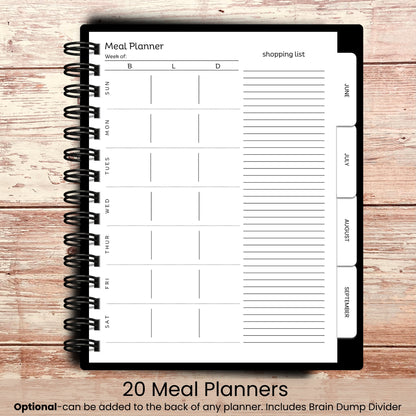 Abstract Forest | All In One Custom Planner (Daily, Weekly & Monthly)