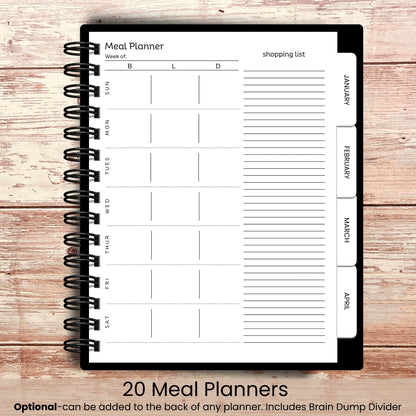 Boho Sheep | All In One Custom Planner (Daily, Weekly & Monthly)