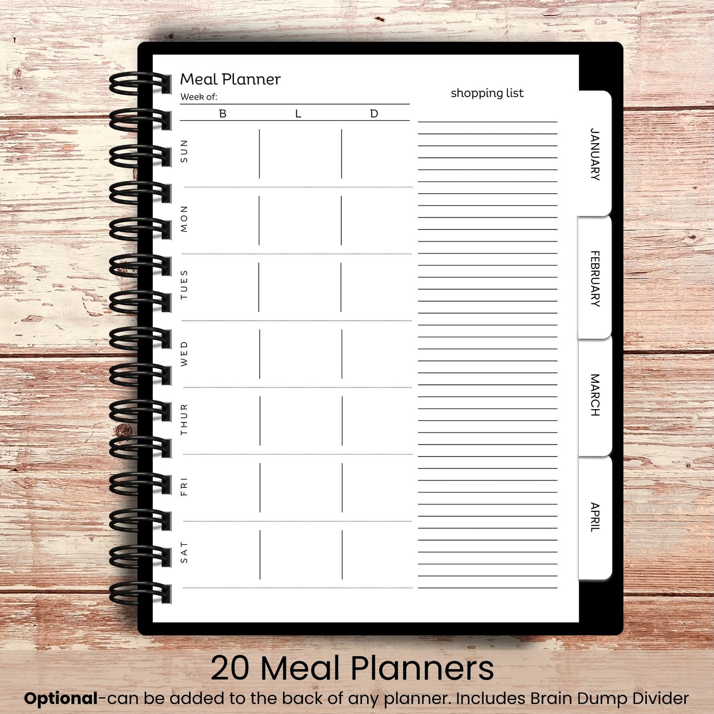 Boho Cat | All In One Custom Planner (Daily, Weekly & Monthly)