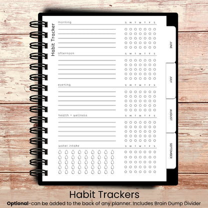 Snowy Mountains | All In One Custom Planner (Daily, Weekly & Monthly)