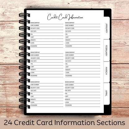 Custom Budget Planner - Amber Hearts