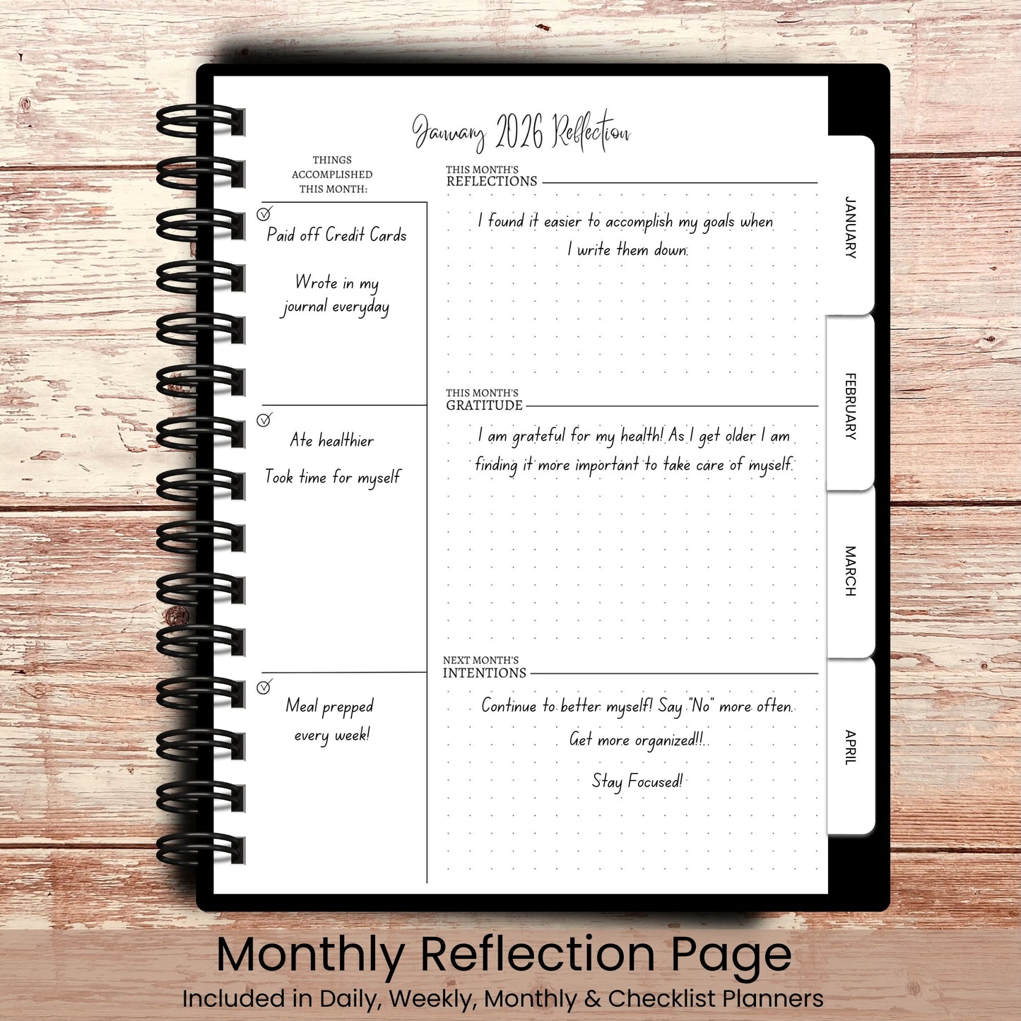Midnight Lilies Custom Planner