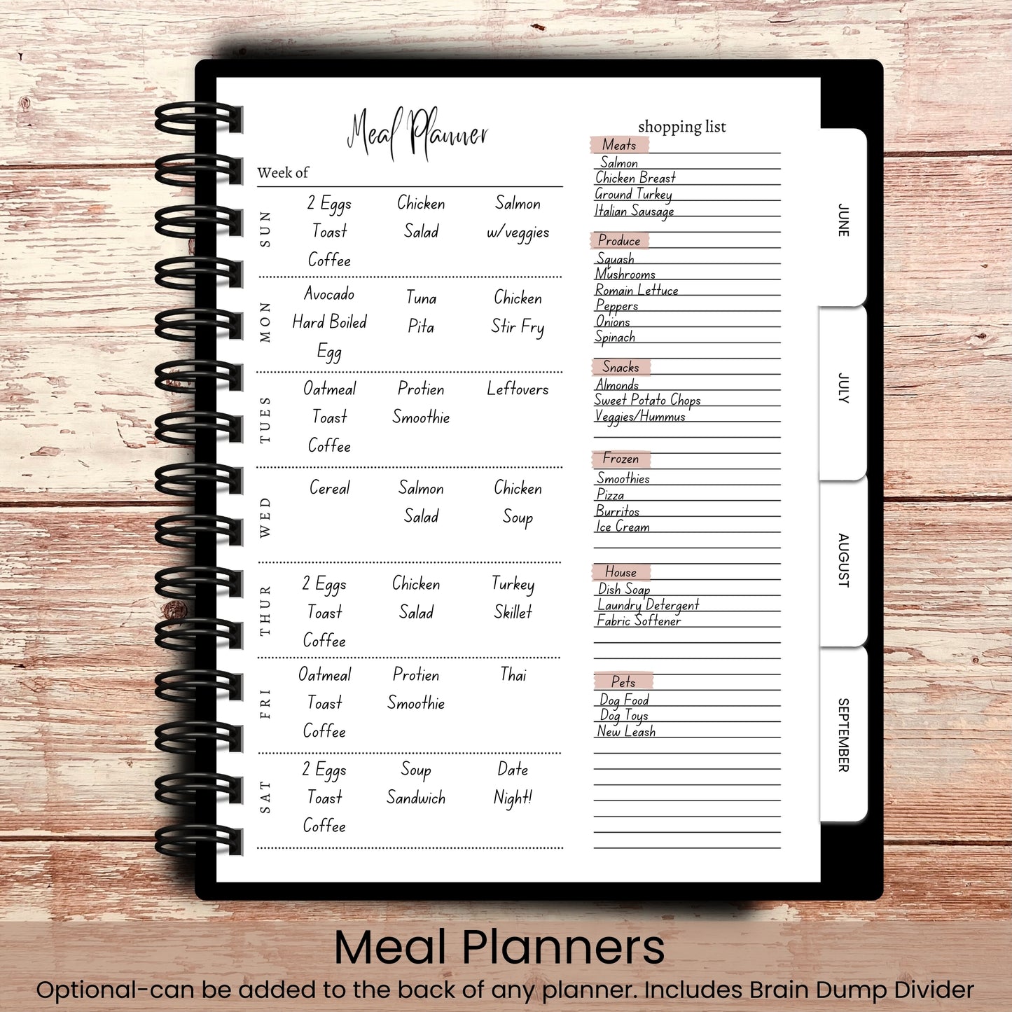 Painted Countryside Custom Planner