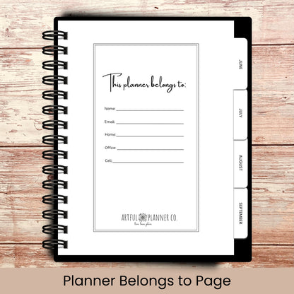 Boho Sheep | All In One Custom Planner (Daily, Weekly & Monthly)