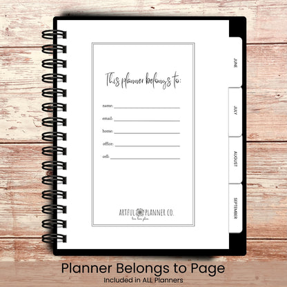 Whimsical Country Nights Custom Planner