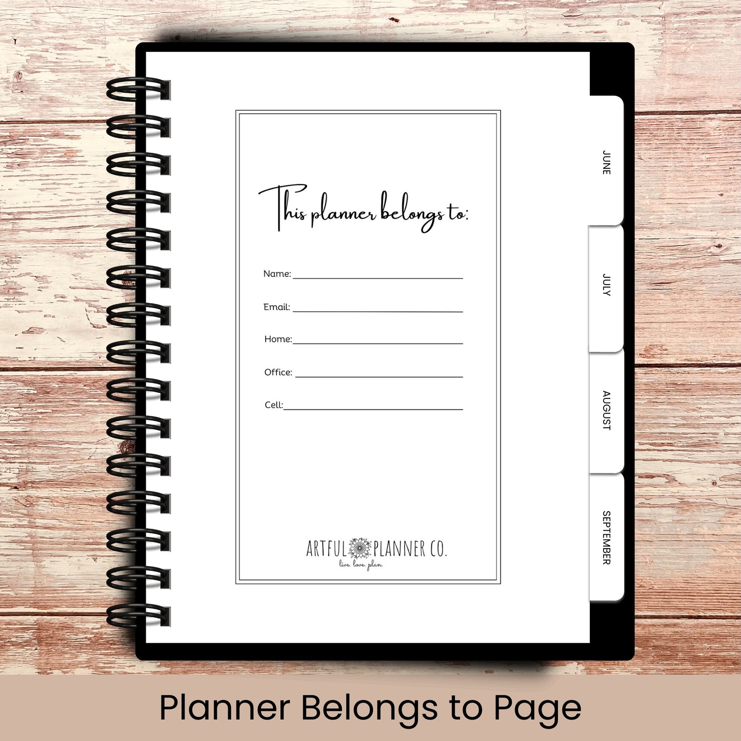 Fabulous Flamingo | All In One Custom Planner (Daily, Weekly & Monthly)