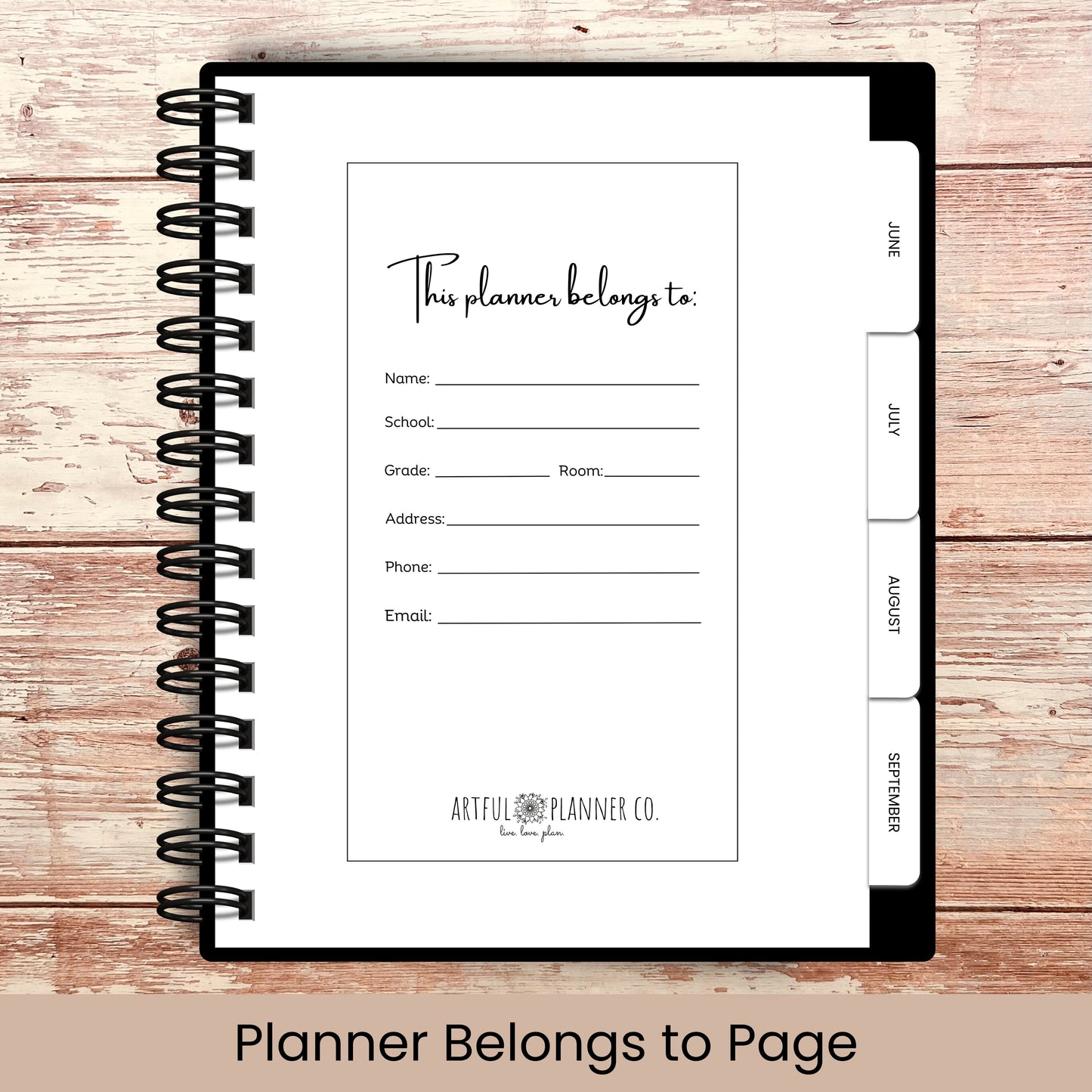 Ultimate Teacher Lesson Planner | Books & Flowers