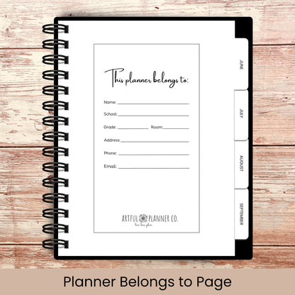 Ultimate Teacher Lesson Planner | Vintage Lesson Plan